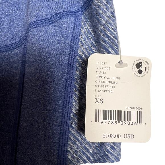 Free People FP Movement Undercover Royal Blue High Waist Base Layer Leggings XS - Picture 5 of 9